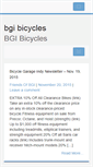 Mobile Screenshot of bgibicycles.com